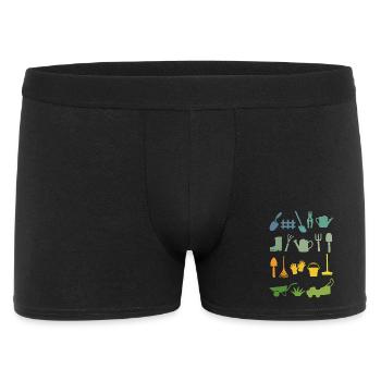 Garden gardener gardener - Men's Boxer Shorts - black - Front