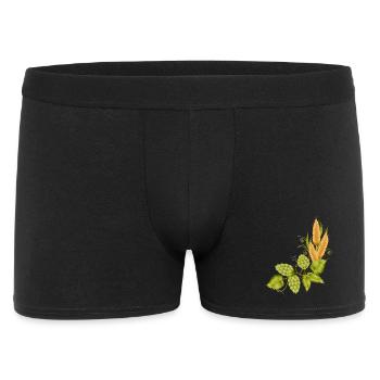 Hops and malt base to brew beer - Men's Boxer Shorts - black - Front