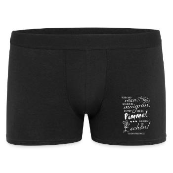 Frühlingsgedicht - Männer Boxer Shorts - Schwarz - Vorne