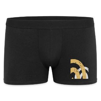 Copines Amitié Amitié melawerttext - Boxer Homme - noir - Devant