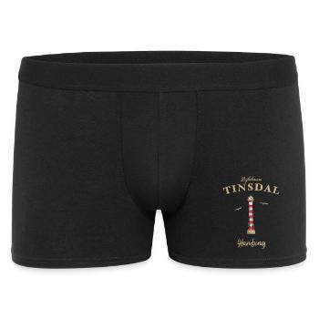 Lighthouse Hamburg Linsdal, Germany - Men's Boxer Shorts - black - Front