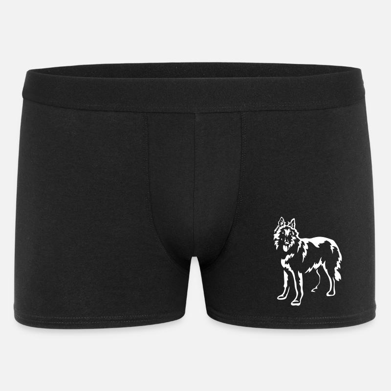 Tervueren "Black Edition" - Männer Boxer Shorts - Schwarz