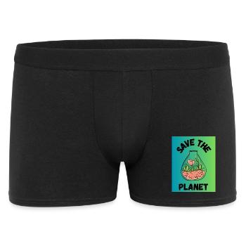 PLANET. PLANET. SPRING. GARDENING. RETIREMENT - Men's Boxer Shorts - black - Front