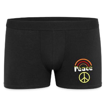 70s Pattern - Men's Boxer Shorts - black - Front