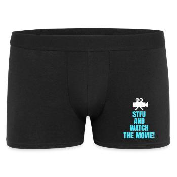 Films, Théâtre, Caméra, Déclaration, Soirée cinéma, Films - Boxer Homme - noir - Devant