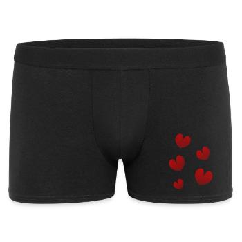 NOËL. ANNEE. ANNIVERSAIRE. RETRAITE. FÊTE. COEUR. - Boxer Homme - noir - Devant