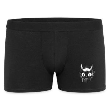 Scary Faces - Für die kleinen Monster - Männer Boxer Shorts - Schwarz - Vorne