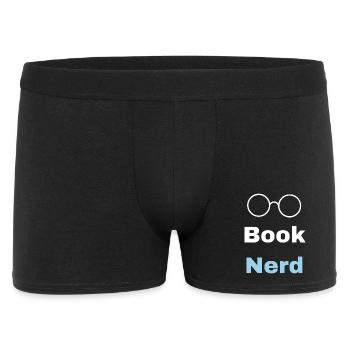 Book nerd - Boxer Homme - noir - Devant