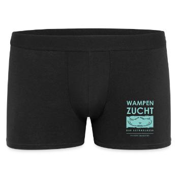 Wampenzucht - Männer Boxer Shorts - Schwarz - Vorne