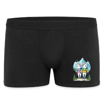Wanderer Unicorns - Men's Boxer Shorts - black - Front