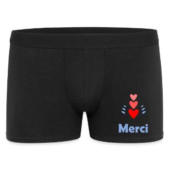 MAÎTRESSE. MERCI. MERCI MAÎTRESSE - Boxer Homme - noir - Devant