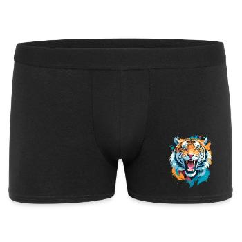Nepal Tiger - Men's Boxer Shorts - black - Front