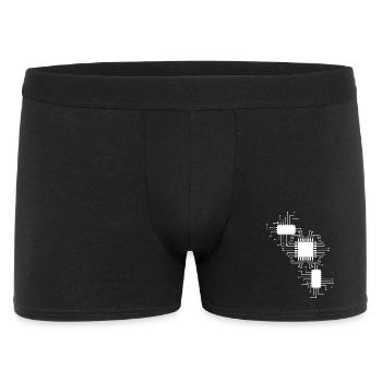 Circuit Net Art - Boxer Homme - noir - Devant