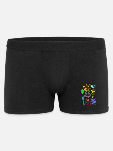 graffeur - art mural - urban spray - Boxer Homme - noir