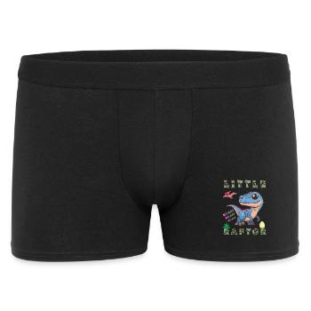 prehistoric dinosaur carnivorous raptor cretaceous - Men's Boxer Shorts - black - Front