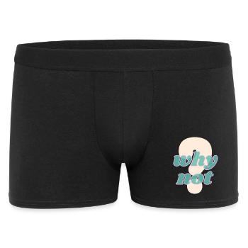 Pourquoi pas un design de déclaration - Boxer Homme - noir - Devant