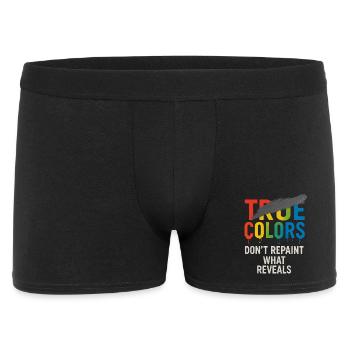 True Colors Don’t Repaint What Reveals - Men's Boxer Shorts - black - Front