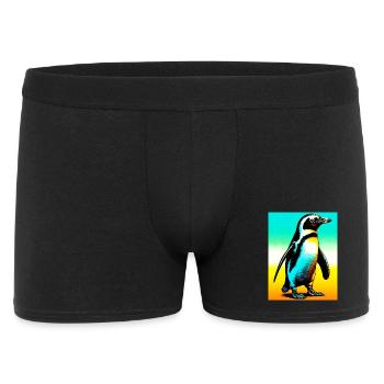 penguin - Men's Boxer Shorts - black - Front