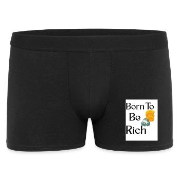 Naissance à la richesse Thé de créateur - Boxer Homme - noir - Devant