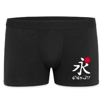 Eternity in Red Calligraphy - Men's Boxer Shorts - black - Front