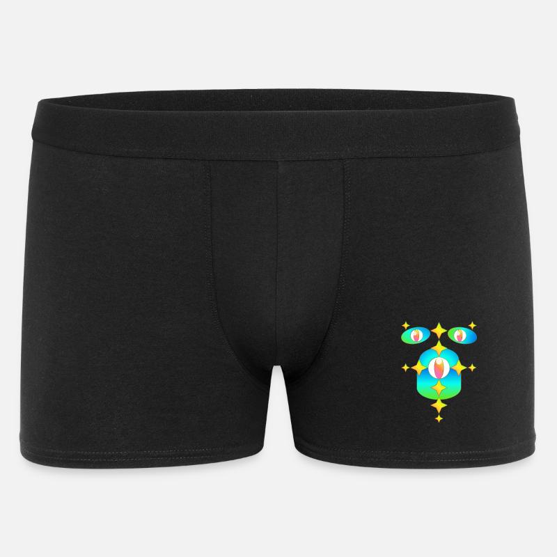 Tausend Sterne - Männer Boxer Shorts - Schwarz