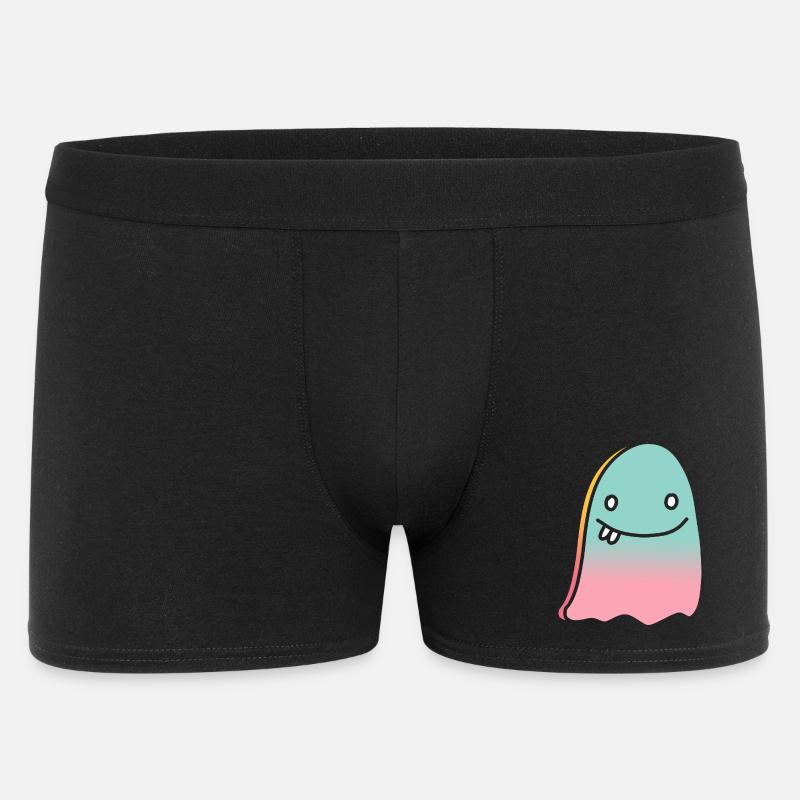 Ghost doodle gradient - Men's Boxer Shorts - black