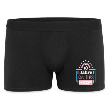Air Hockey Anniversary 10 Years Air Hockey Player - Men's Boxer Shorts - black - Front