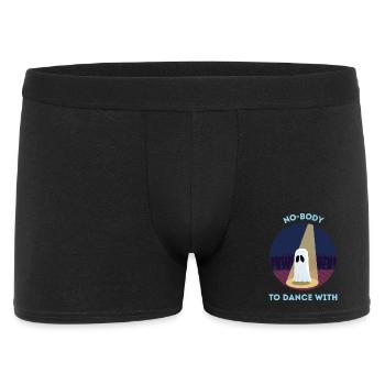 No-Body to Dance With Ghost Halloween Pun - Men's Boxer Shorts - black - Front