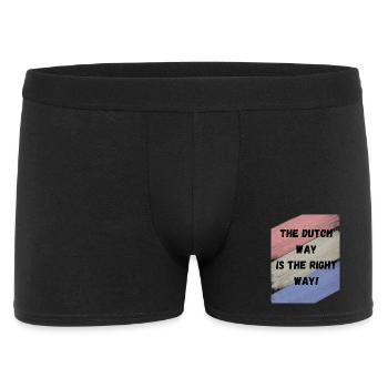 Dutch way is the right way - Men's Boxer Shorts - black - Front