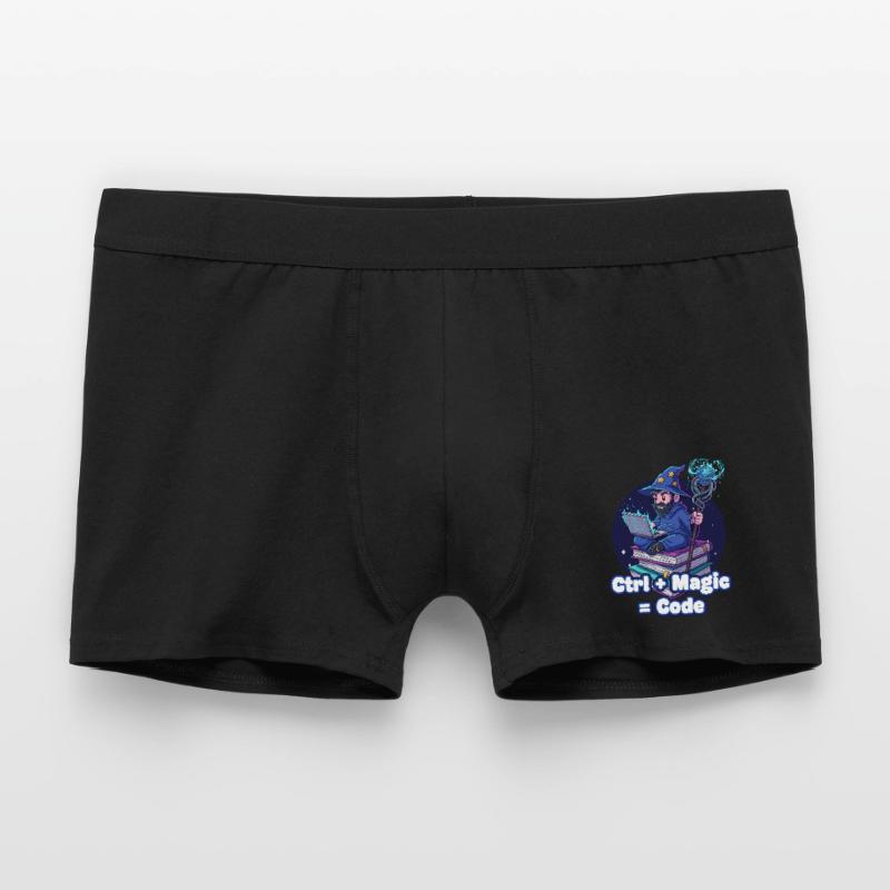 Ctrl Magic Code Wizard Men's Boxer Shorts