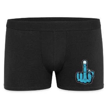 Doigt du milieu Doigt puant Baise Tu Design - Boxer Homme - noir - Devant