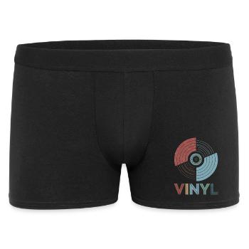 Vinyl rétro - Boxer Homme - noir - Devant