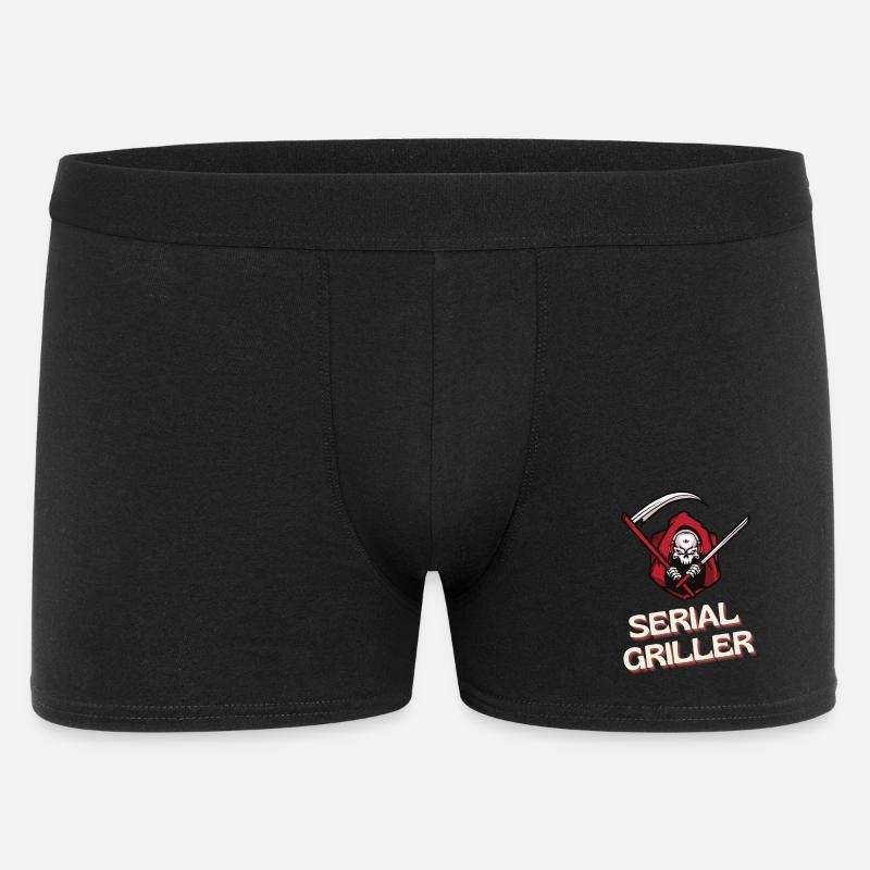 Seriengriller - Männer Boxer Shorts - Schwarz