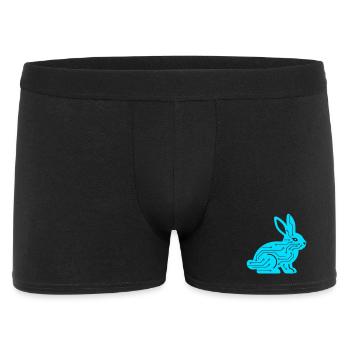 Cyber Rabbit Circuit Board Tech Vector - Boxer Homme - noir - Devant