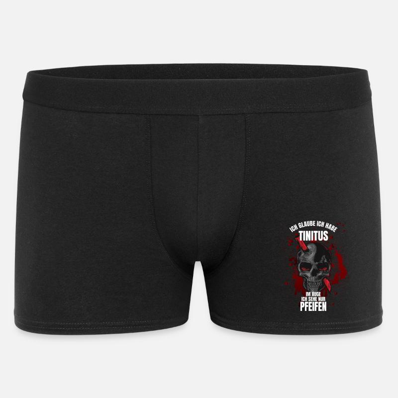Ich glaube ich habe Tinitus - Männer Boxer Shorts - Schwarz