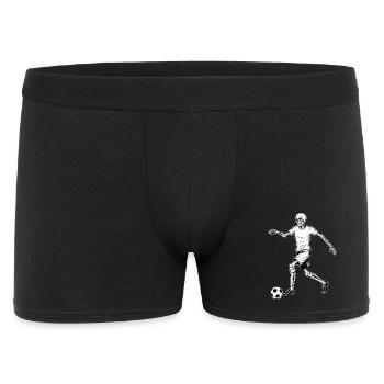 Skeleton Footballer Line Art - Men's Boxer Shorts - black - Front