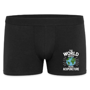 Acupuncture Médecine chinoise Santé - Boxer Homme - noir - Devant