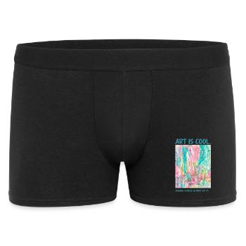 Color Magic Chaos Art - Men's Boxer Shorts - black - Front