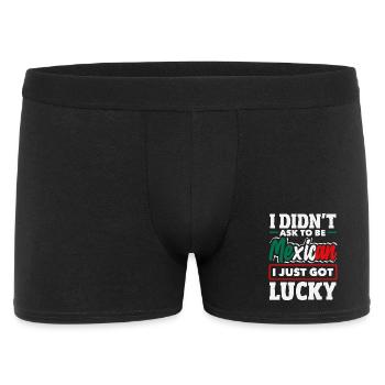 Fierté du Mexique & Maison Drapeau du Mexique - Boxer Homme - noir - Devant