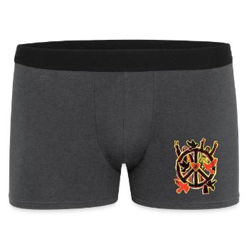 Paix Liberté Allemagne - Boxer Homme - charbon - Devant