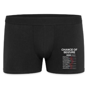 Plan des niveaux de risque d’épilepsie - Boxer Homme - noir - Devant