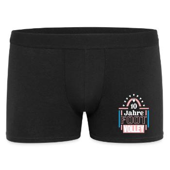 10 Years Footvolley Anniversary Footvolley Player - Men's Boxer Shorts - black - Front