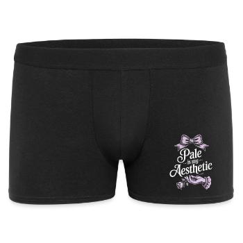 Rose Bow Esthétique Pâle - Boxer Homme - noir - Devant