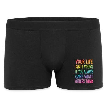 Pride Month LGBTQ - Your Life isn't Yours - Men's Boxer Shorts - black - Front