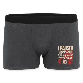 Horror Personality Trait Design - Men's Boxer Shorts - charcoal grey - Front