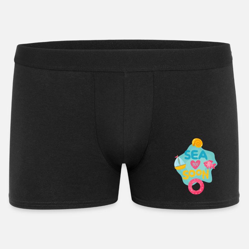 Mer Bientôt - Boxer Homme - noir