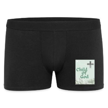 Child of God Cross Cloud Art - Men's Boxer Shorts - black - Front
