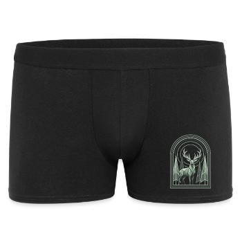 Randonnée - Aventure en plein air - Zone sauvage - Boxer Homme - noir - Devant
