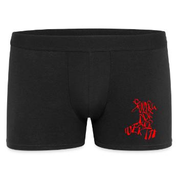 'Di Cymru Ddim Ar Werth - Männer Boxer Shorts - Schwarz - Vorne