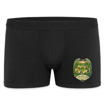 ÉQUIPE DU CERCLE LENT Nuages - Boxer Homme - noir - Devant